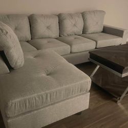 GREY SECTIONAL 
