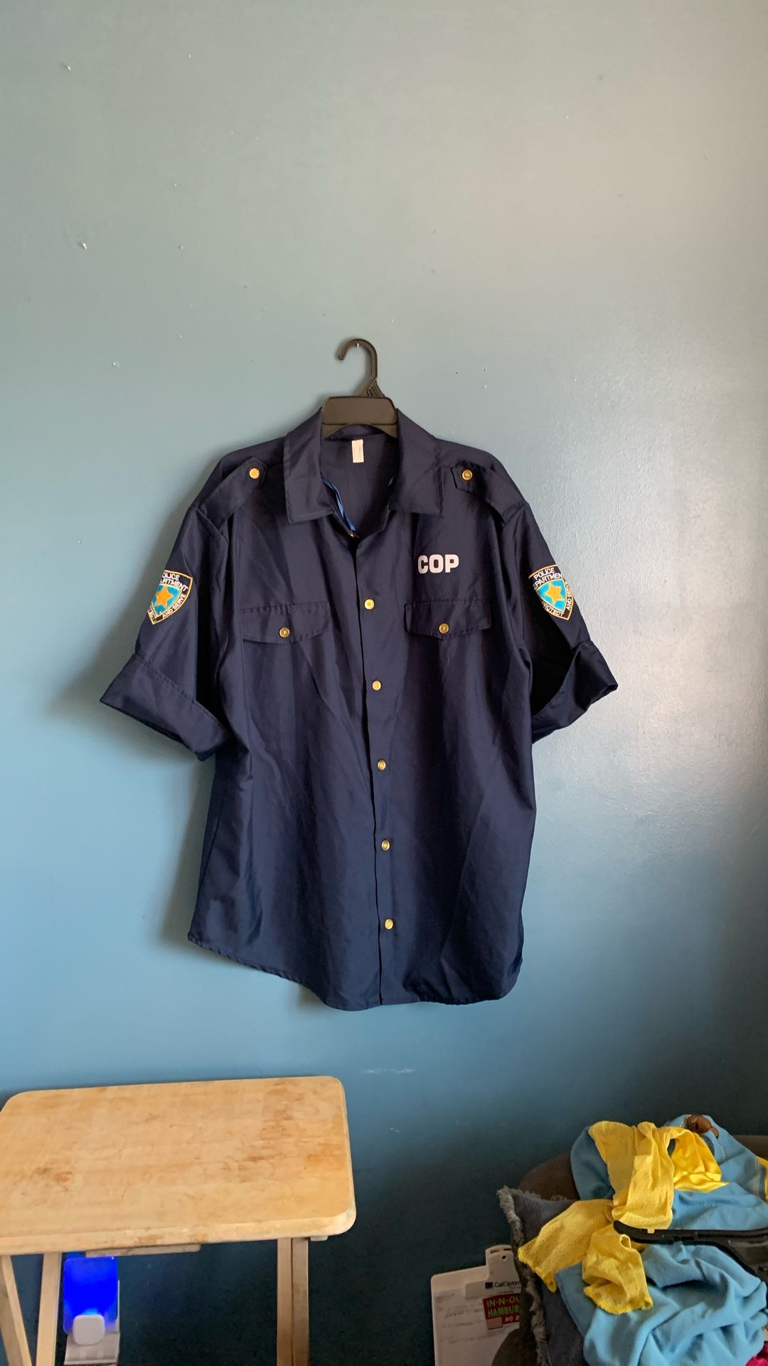 HALLOWEEN COP POLICE OFFICER ADULT SIZE COSTUME