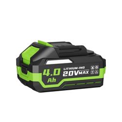 Grooker 20V MAX Lithium-Ion 4.0 Ah Long Life Battery Work Power Battery Replacement for Leaf Blower Cordless (Charger Not Included)