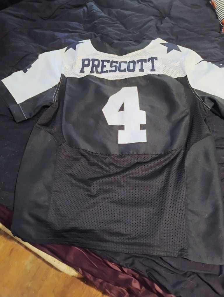 Cowboys On Field Jersey Prescott