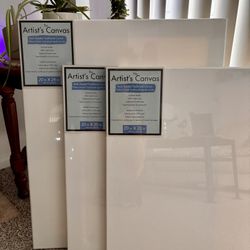 3 Brand New Canvases 