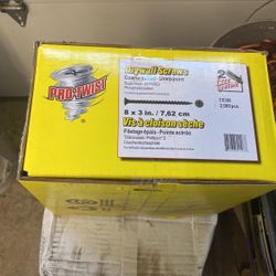 Drywall Screws 8x3” 2000pc Box