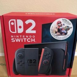 Nintendo Switch 2 Video Game Console W Mario Kart Bundle Confirmed ✅ SHIP NOW! ✅
