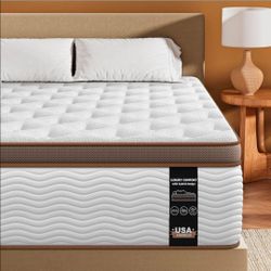 BedStory 10.5 INCH Full Size Mattress in a Box, Hybrid Mattress