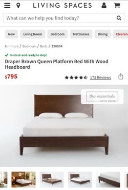 Queen Platform Bed