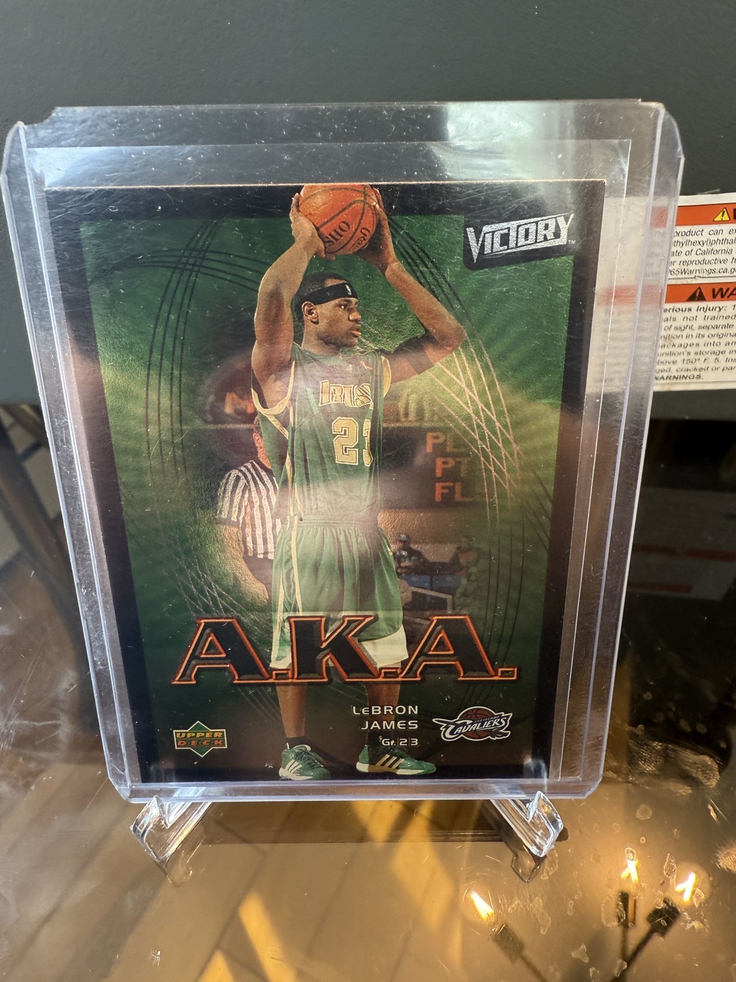 2003-04 Upper Deck Victory - A.K.A. LeBron James #206 (RC)
