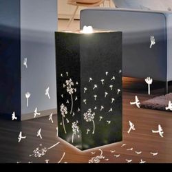 Naturefalls Indoor Water Fountain with Cutout Dandelion Design, 23.6" H Metal Water Fountain OutdoorNaturefalls Indoor Water Fountain with Cutout Dand