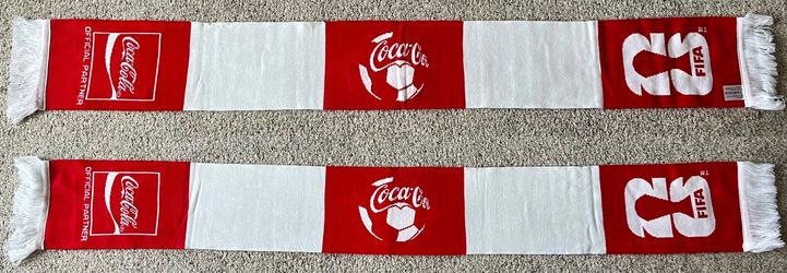 FIFA World Cup 2026 Coca-Cola Knit Soccer Scarf