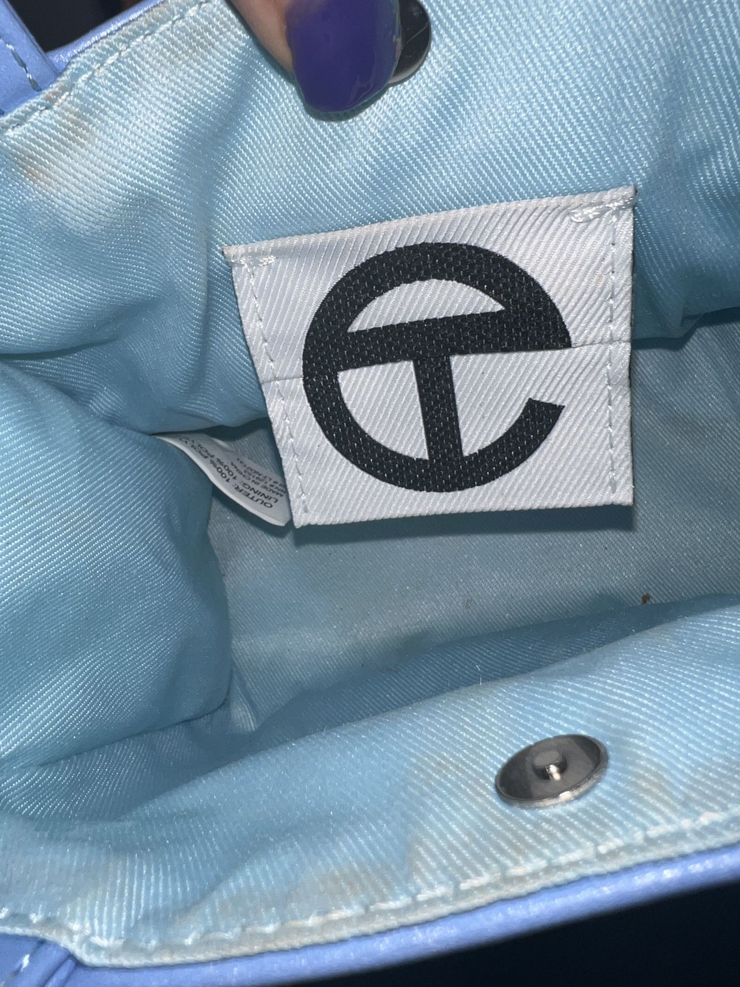Telfar // Blue Small Cobalt Shopping Bag – VSP Consignment