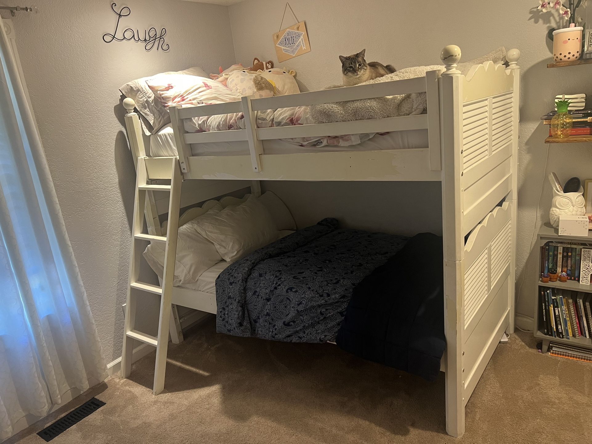 Pottery Barn Twin Bunk Bed + Trundle (see note)