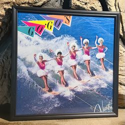 Vintage GoGo’s Vacation Framed Album Cover Wall Decor