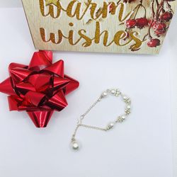 White Pearl Bracelet