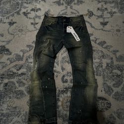 Flared Purple Jeans