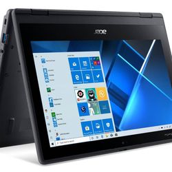 Acer TravelMate Spin B3 - 2020 Laptop Black - Refurbished