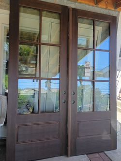 72x96 exterior door fiberglass prehung Left hand available now