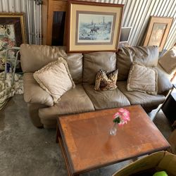 Living Room Furniture Set $85. 🎁🎁🎁 For All. Sofa, Couch, Furniture, Table, Coffee Table, Picture, Pillows, Bookshelves, Organizer, Cabinet, Tv Stan