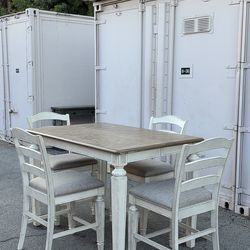 Beautiful Living Spaces Dining Table + 4 Chairs