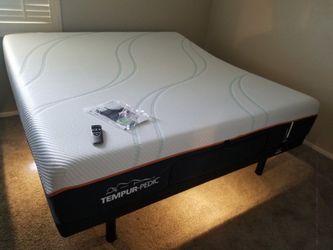 King Tempur-pedic Pro Adapt Firm Mattress With Adjustable Base, Free Delivery And Set Up