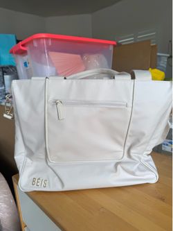 💖 BEIS the east to west tote in white  💖