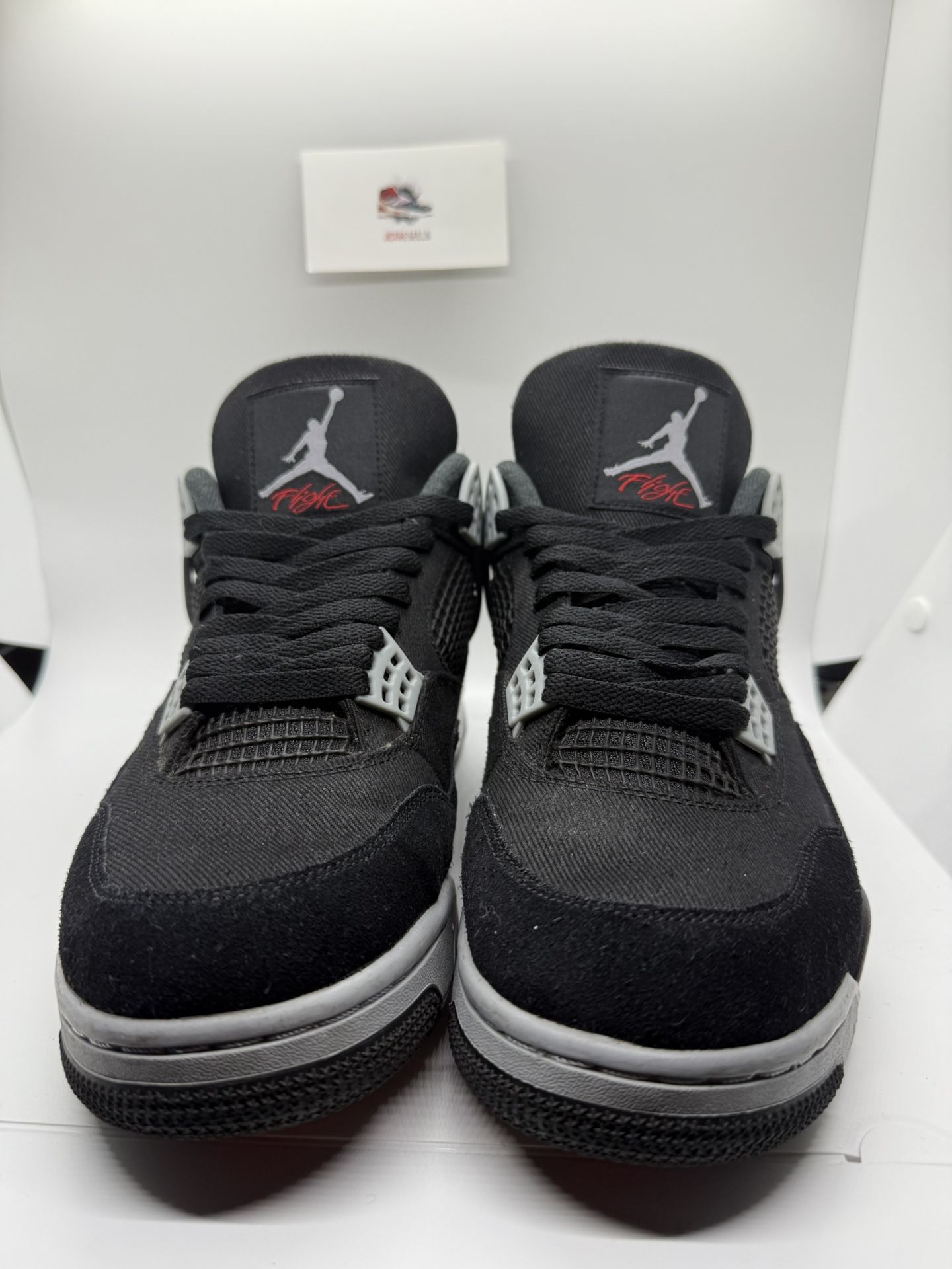Jordan 4 Black Canvas Size 10.5
