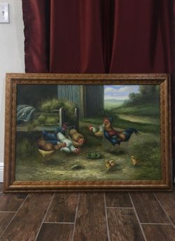 Chicken/ Rooster painting