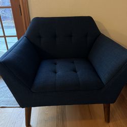 Blue Accent Chair 