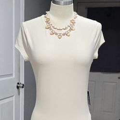  EXPRESS, Off White Blouse