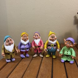 Vintage Disney Dwarfs From Snow White 