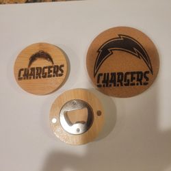 Bamboo Bottle Opener With Magnets
