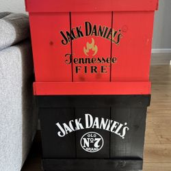 2 Jack Daniels Box’s Available As A Set Or Apart