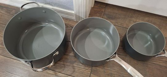 GreenPan pot and pan set w/ lids