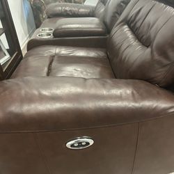 Leather Dual Recliner ***Needs To go ***