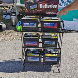 Man Cave AC Delco Battery Display