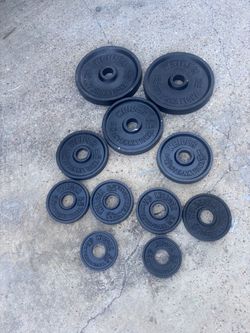 Weider Olympic weight plates