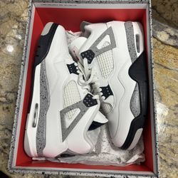 Jordan 4 White Cement