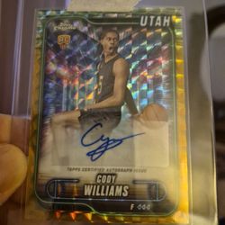 Cody Williams Topps Chrome rc.. 38/50 tca-twi