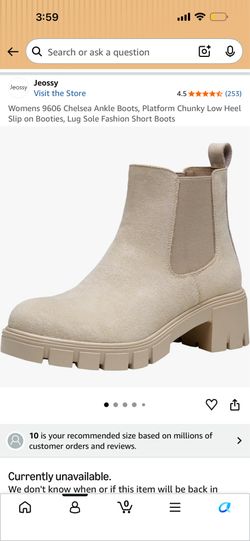 Beige Booties - Size 10 womens