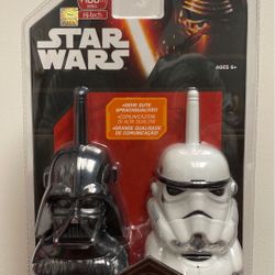 Star Wars Walkie Talkie Dark Vader & Storm Trooper