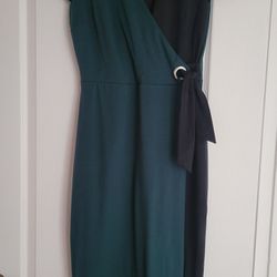 Black/dark green dress size S