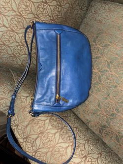Marc by Marc Jacobs Blue Leather Crossbody Bag