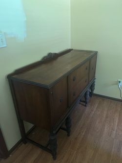Buffet table