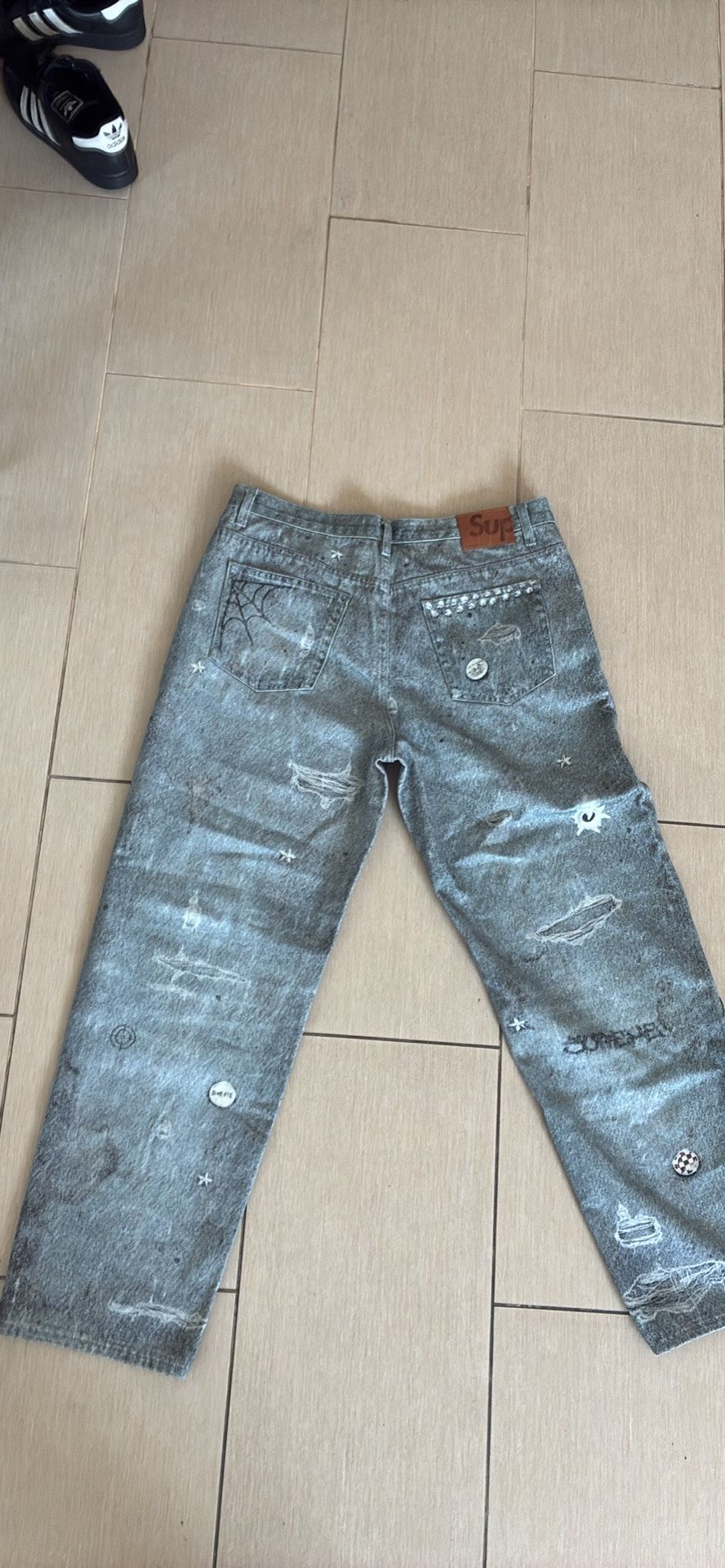 sup24FW HJR Trompe L’oeil Loose Fit Jean Supreme HJR Trompe L'oeil Loose Fit Jean (FW24) - $198