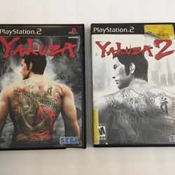 Sony Playstation 2 PS2 - Yakuza 1 & 2  (2006) - Complete