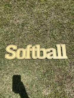 Softball Sign