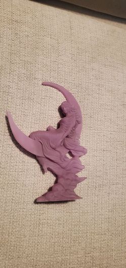 Purple Cresent moon goddess