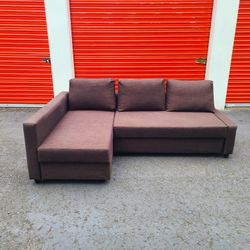 Brown Sectional Couch - Free Delivery