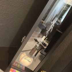 Ken Griffey Jr Autographed Bat With Display