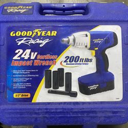 Pair of Goodyear 24V Impact Wrenches