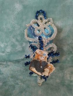 Vintage Christmas ornament, vintage paper, scrap ornament, angel Vintage Christmas ornament, vintage paper, scrap ornament, angel