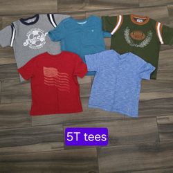 Boys 5T Short Sleeve Shirt Bundle